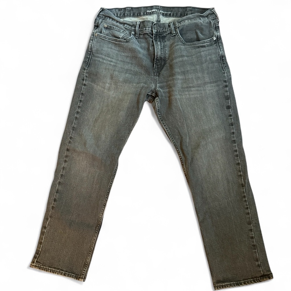 Old Navy Men's Charcoal Straight Jeans